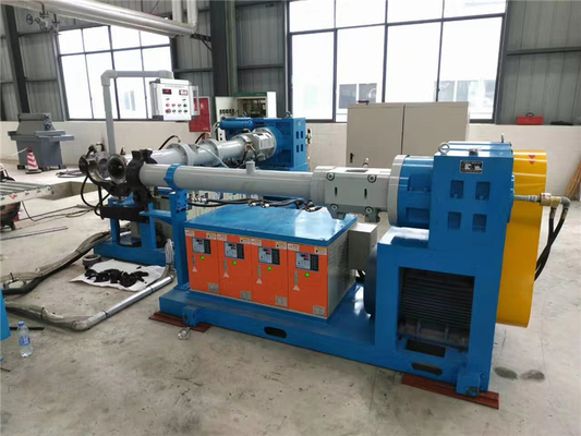 Beli 120mm Mesin Extruder Karet Vertikal Twin Screw Karet Extruder Selang Pipa Tabung Strip online manufacture