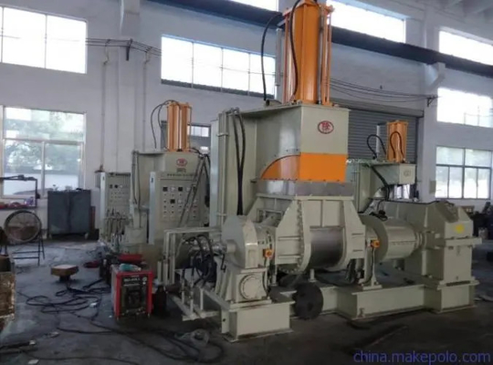 Beli Double Shaft 110L Karet Kneader Mesin PLC Kontrol Mitsubishi Atau Siemens Electric online manufacture