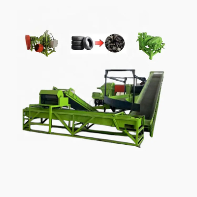 Beli Low Cost PLC Control Tire Recycling System Output 500-2500kg/h online manufacture