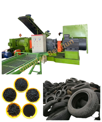 Beli Mesin Daur Ulang Ban Limbah Otomatis Mesin Daur Ulang Karet SGS online manufacture