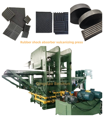 Beli 1000 Ton PLC Control Karet Damping Plate Hydraulic Molding Press Karet Vulkanisasi Molding Machine online manufacture