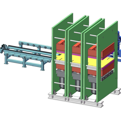 Beli Peralatan Pabrik Karet Anti-Slip Pad - Mesin Vulkanisasi Datar Tekanan 500 Ton - Mesin Pembentuk Karet Hot Pressing Otomatis Tipe Frame online manufacture