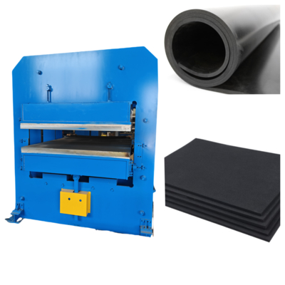 Beli 800 Ton Clamping Force Rubber Vulcanizing Press For EPDM Rubber Sheet Manufacturing online manufacture