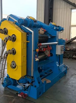 Harga yang pantas F-Type 3-Roll Rubber Calender Machine dengan Diameter Silinder 500mm 10kW Daya dan Panjang Roll 1000mm untuk Karet Komposit Berkualitas Tinggi on line