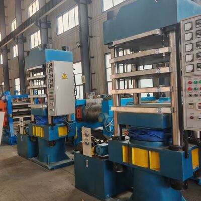 Harga yang pantas Mesin Vulcanisasi Karet Flat dengan Kontrol PLC Otomatis 200T Total Tekanan dan Ukuran Plat 800mm x 800mm untuk Pabrik Gasket Flange Karet EPDM on line