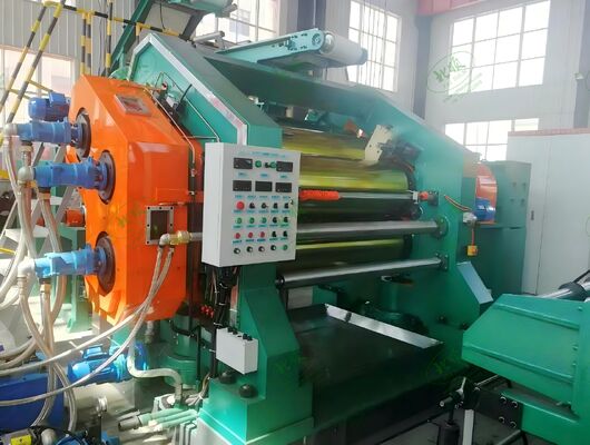 Harga yang pantas Jalur Kalendering Empat Rol yang Sepenuhnya Otomatis dan Terkontrol Presisi Menggunakan PLC Digunakan untuk Sabuk Konveyor Karet dan Pra-fabrikasi Lembaran Karet. on line