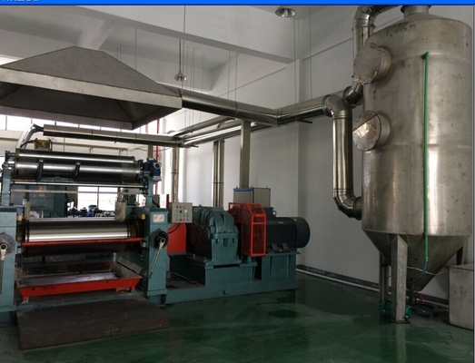 SGS Rubber Two Roll Mill Stock Blender Rubber Mixing Mill Untuk Peracikan Karet