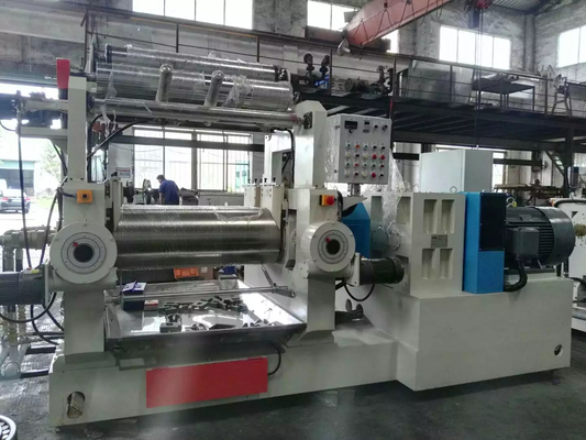 Mesin Pencampur Karet Listrik 18 Detik SGS Two Roll Mill Untuk Peracikan Karet