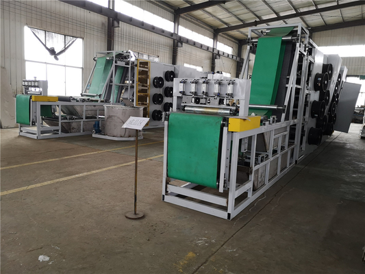 Kontrol Otomatis Batch Off Mesin Pendingin Karet Dengan Pemotongan Dan Wig Wag Stacking
