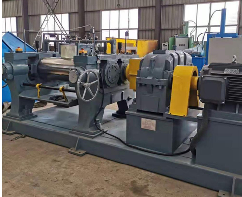 Mesin Pencampur Karet Industri dengan Sistem Kontrol PLC dan V-Belt Roller Drive