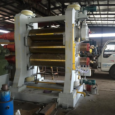 Harga yang pantas 200 ℃ Suhu Maks 3 Mesin Kalender Gulung Kecepatan Rol 0-20m / mnt on line