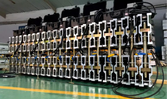 Harga yang pantas Heavy duty karet conveyor belt splicing Mesin pers vulkanisasi panas on line