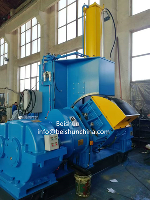 110KW mesin penggaruk karet dengan sistem pemotongan pemanasan listrik dan kapasitas pencampuran 55 L