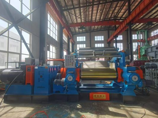 Harga yang pantas Pemanasan Mesin Campuran Karet Modern Lanjutan Pemanasan Roller Manual Hentikan Darurat on line