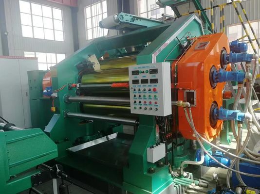 Harga yang pantas PLC dikendalikan Mesin Calendering Karet dengan Roller Diameter 200-500mm on line