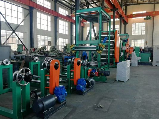 Harga yang pantas 3 Roll Continuous Rubber Calendering Machine Sistem pendinginan opsional on line