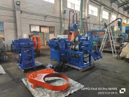 Harga yang pantas Mesin pemotong blok ban semi otomatis ban cincin ban strip ban tiga terintegrasi on line