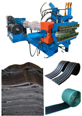 Harga yang pantas XJD-150×16D Pin Barrel Cold Feed Extruder Untuk Extruding Ban Tread Dan Lapisan Karet Di Pabrik Manufaktur Dengan Sekrup Dalam on line