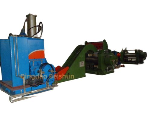 Harga yang pantas CE bersertifikat 75 liter karet Kneader Didorong oleh Double Rib Rotor Dan 110kw Motor on line