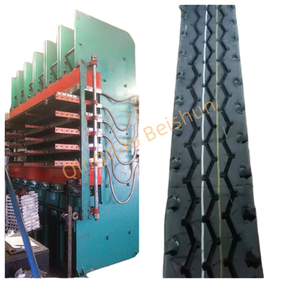 5 Layer Electric Heating Jaw Hydraulic Moulding Machine Untuk Pembuatan Lapisan Ban