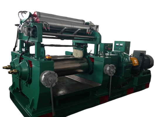 18 Inch Electric Adjustable Rubber Mixing Mill Dilengkapi Dengan Perangkat Stock Blender