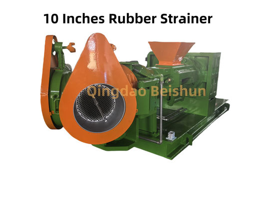 Harga yang pantas 10 Inch Twin Head Rubber Strainer Extruder Kapasitas 1600kg/Jam on line