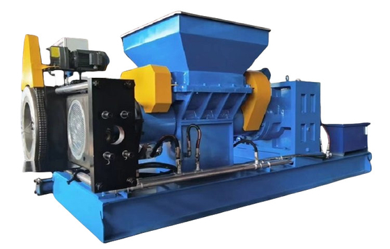 Menghemat Energi Ramah Lingkungan Twin Screw Rubber Strainer / Extruder Untuk Pabrik Komposisi Karet