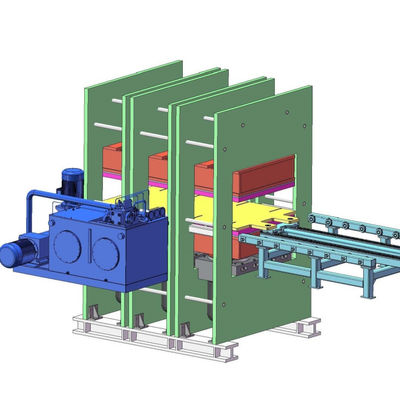 Harga yang pantas Mesin Vulkanisir Strip Segel Karet Penukar Panas Lapisan Ganda dengan Pemasukan dan Pengeluaran Cetakan Manual dan Ukuran Pelat Pemanas 600*2000mm on line