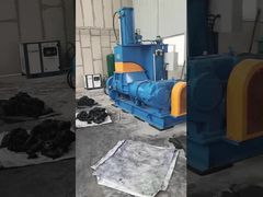 Jalur pencampur karet berkapasitas kecil